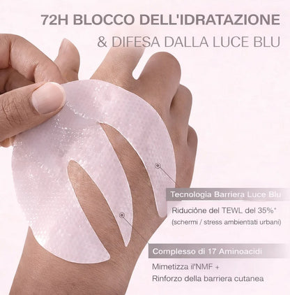 Maschera per gli occhi con biocollagene attivo