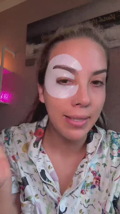 Maschera per gli occhi con biocollagene attivo