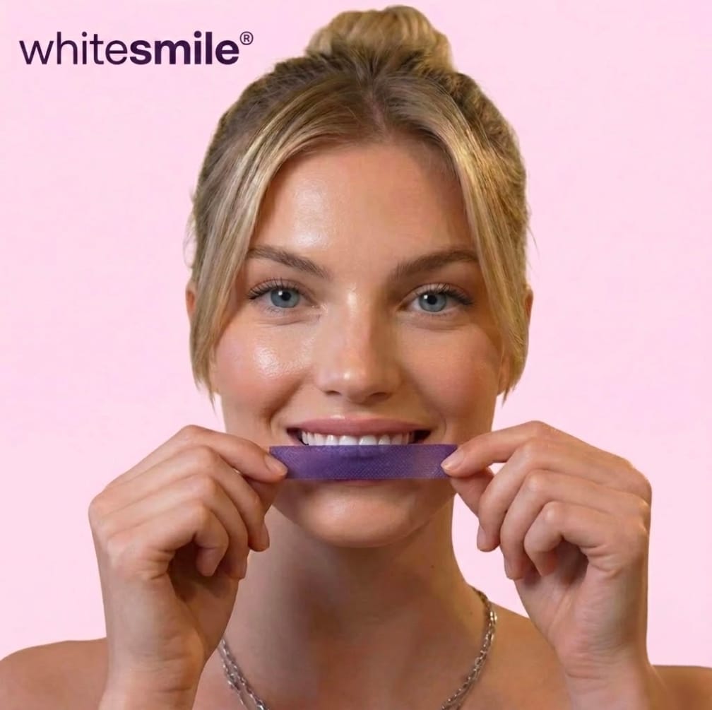 strisce sbiancanti whitesmile con tecnologia PPA+